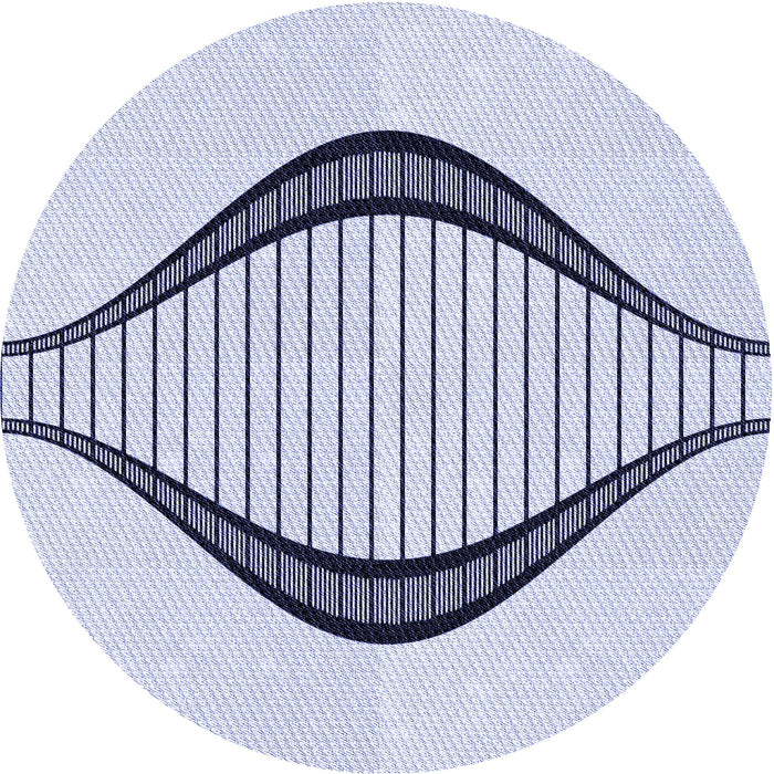 Square Patterned Lavender Blue Rug, pat3654blu