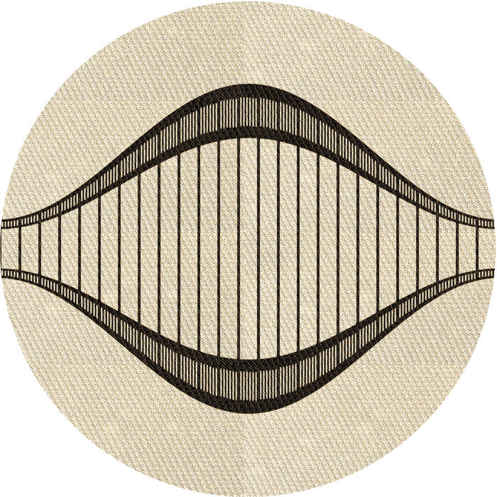 Square Patterned Moccasin Beige Rug, pat3654brn