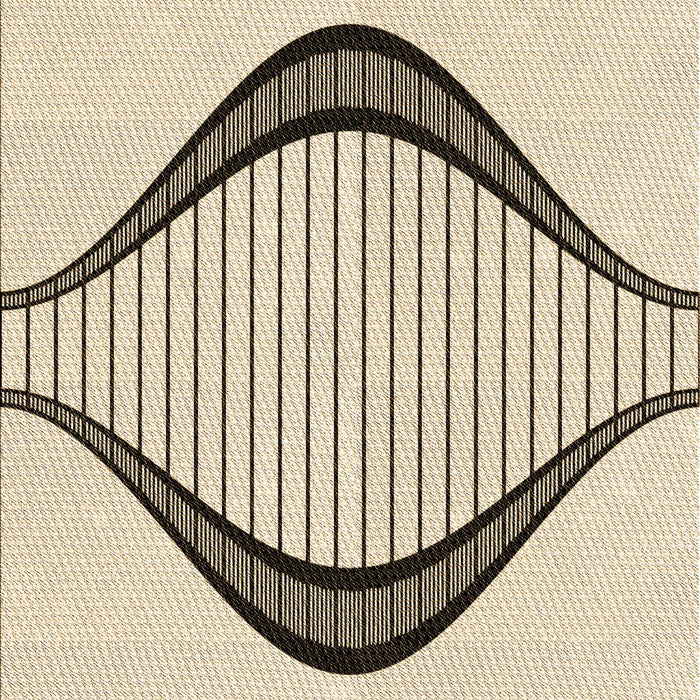 Machine Washable Transitional Moccasin Beige Rug, wshpat3654brn