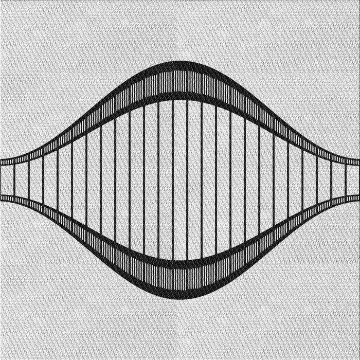 Round Patterned Platinum Gray Rug, pat3654gry