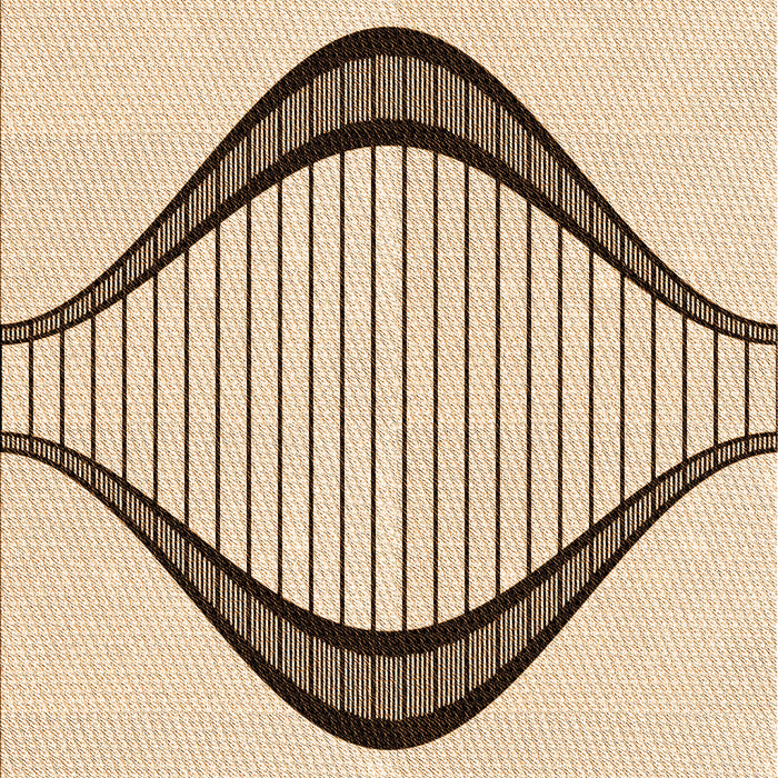 Patterned Bronze Brown Rug, pat3654org