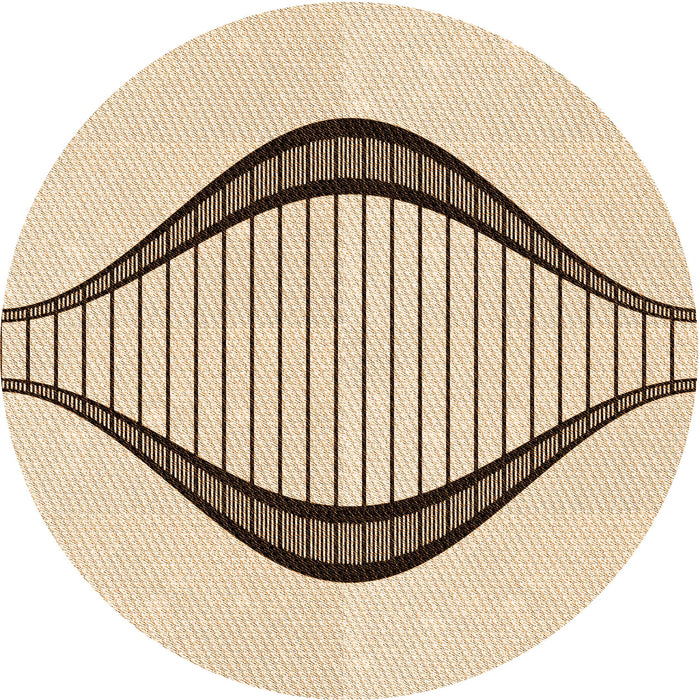 Square Machine Washable Transitional Bronze Brown Rug in a Living Room, wshpat3654org