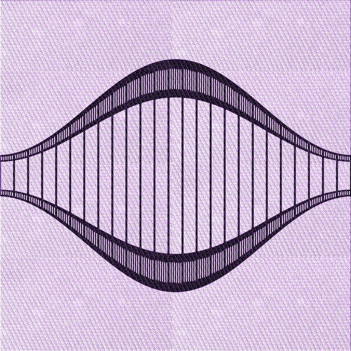 Round Patterned Lilac Purple Rug, pat3654pur