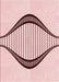 Patterned Pink Rug, pat3654rd