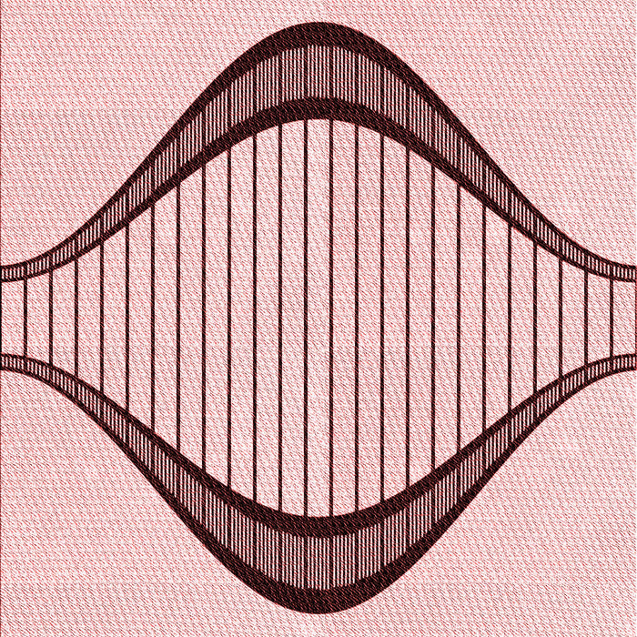 Patterned Pink Rug, pat3654rd