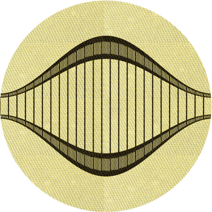 Square Patterned Sun Yellow Rug, pat3654yw