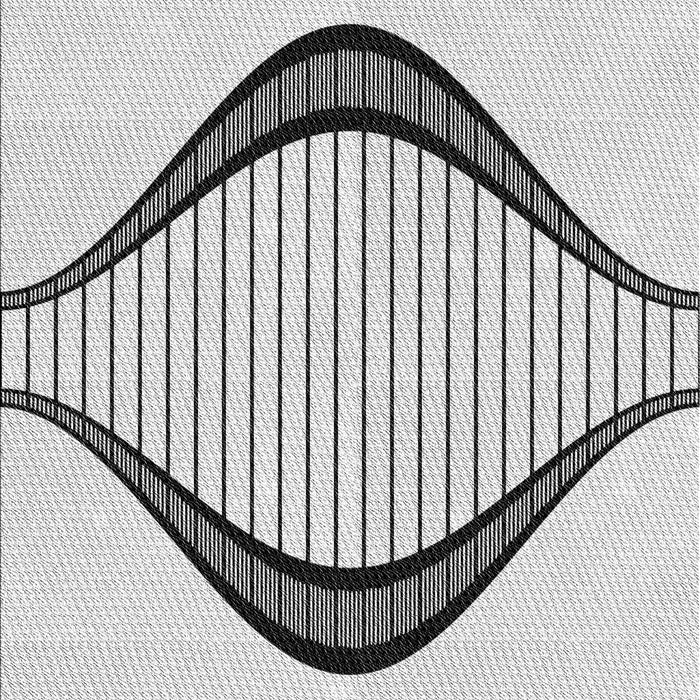 Machine Washable Transitional White Smoke Rug, wshpat3654