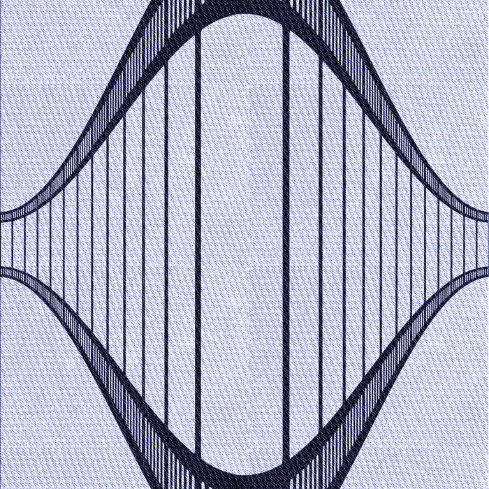 Machine Washable Transitional Lavender Blue Rug, wshpat3655blu