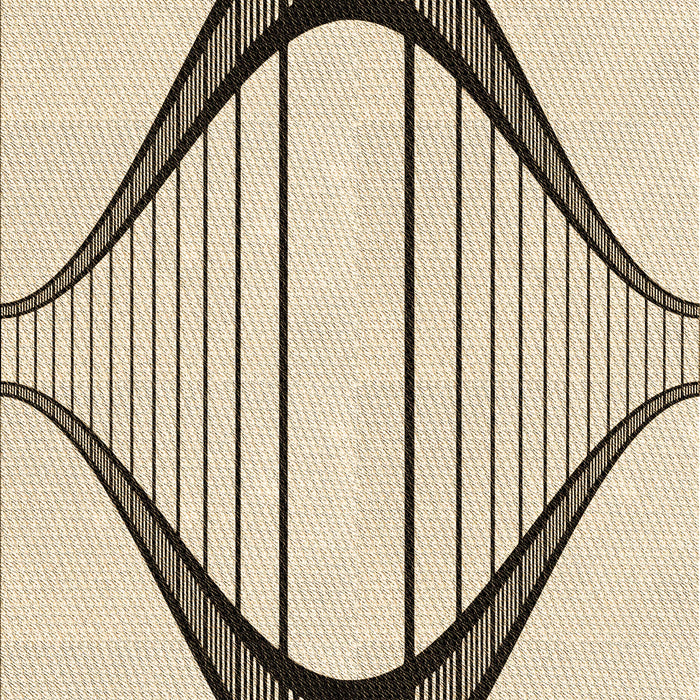 Patterned Wheat Beige Rug, pat3655brn