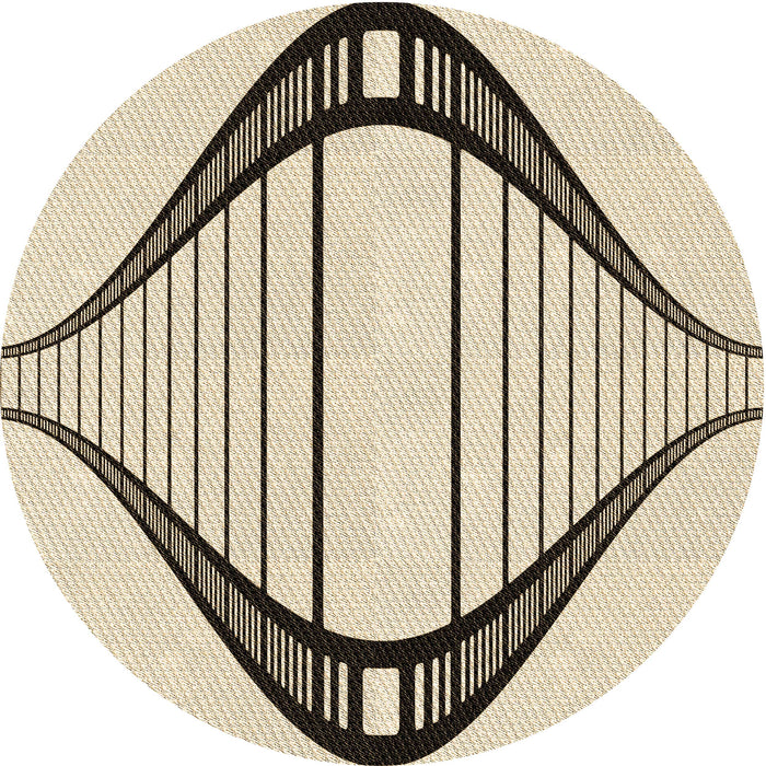 Square Patterned Wheat Beige Rug, pat3655brn