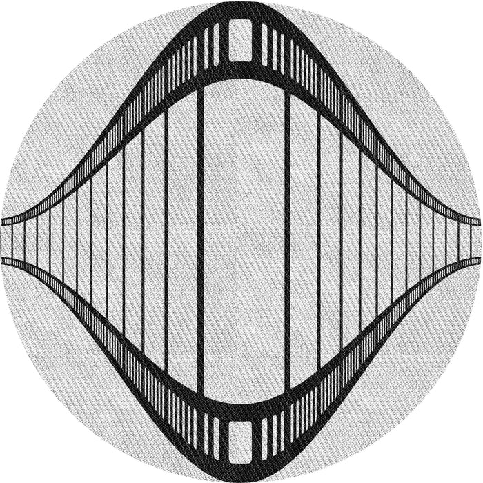 Square Machine Washable Transitional Gray Rug in a Living Room, wshpat3655gry