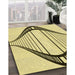 Patterned Sun Yellow Rug in Family Room, pat3655yw