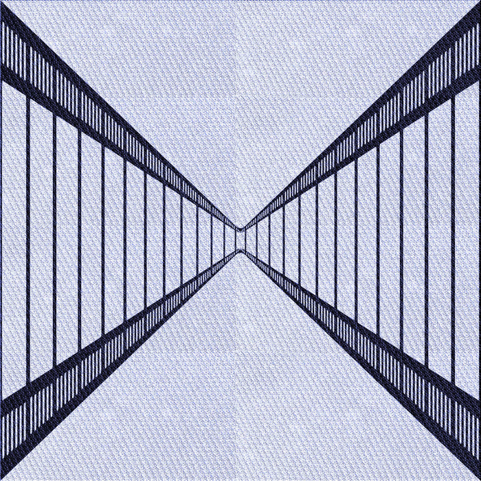 Round Machine Washable Transitional Lavender Blue Rug, wshpat3656blu