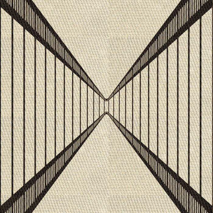 Patterned Wheat Beige Rug, pat3656brn