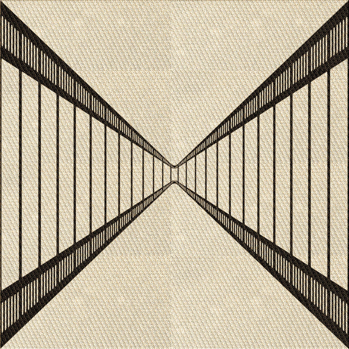 Round Machine Washable Transitional Wheat Beige Rug, wshpat3656brn