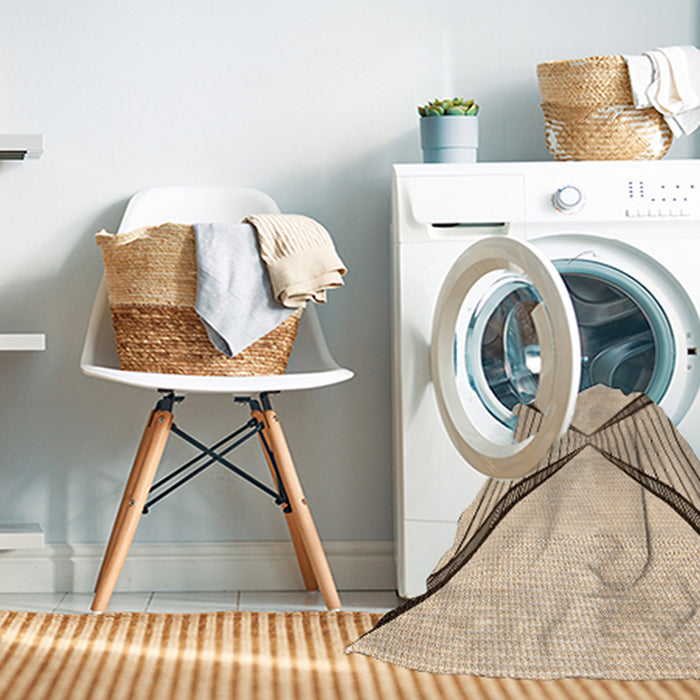 Machine Washable Transitional Copper Brown Rug in a Washing Machine, wshpat3656org