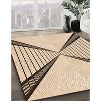 Patterned Copper Brown Rug, pat3656org