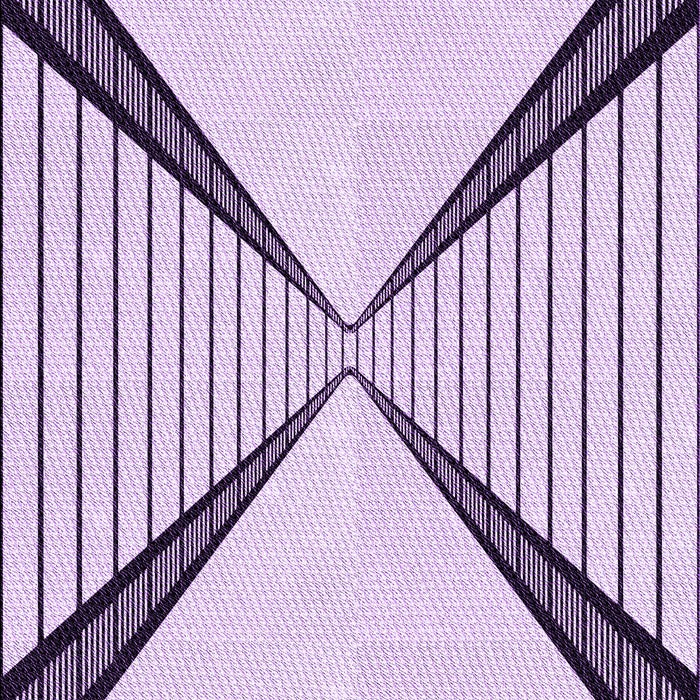 Patterned Purple Flower Purple Rug, pat3656pur