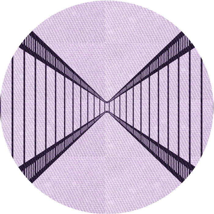 Square Patterned Purple Flower Purple Rug, pat3656pur