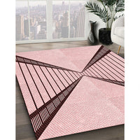 Patterned Red Rug, pat3656rd