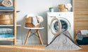 Machine Washable Transitional Gray Rug in a Washing Machine, wshpat3656