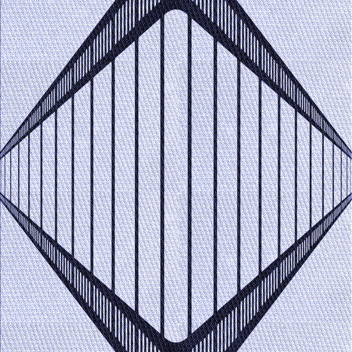 Patterned Lavender Blue Rug, pat3657blu