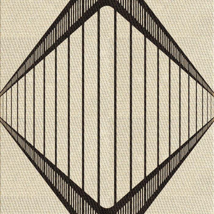 Patterned Wheat Beige Rug, pat3657brn