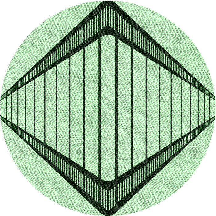 Square Patterned Mint Green Rug, pat3657grn