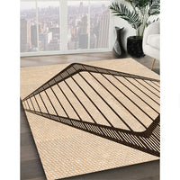 Patterned Light Brown Rug, pat3657org