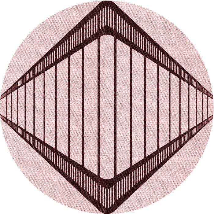 Square Patterned Red Rug, pat3657rd