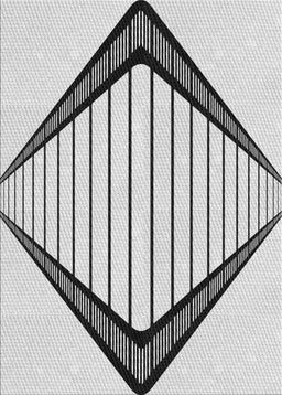 Patterned Gray Novelty Rug, pat3657
