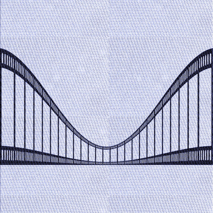 Patterned Lavender Blue Rug, pat3658blu