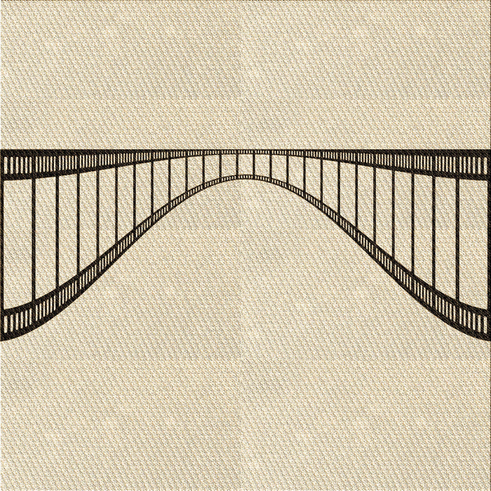 Round Machine Washable Transitional Moccasin Beige Rug, wshpat3658brn