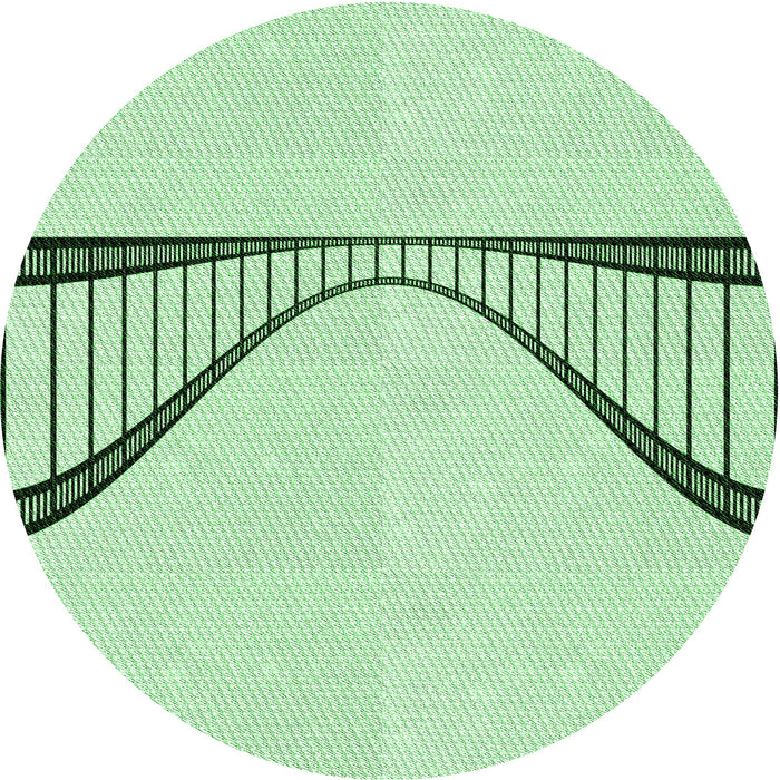 Square Patterned Mint Green Rug, pat3658grn