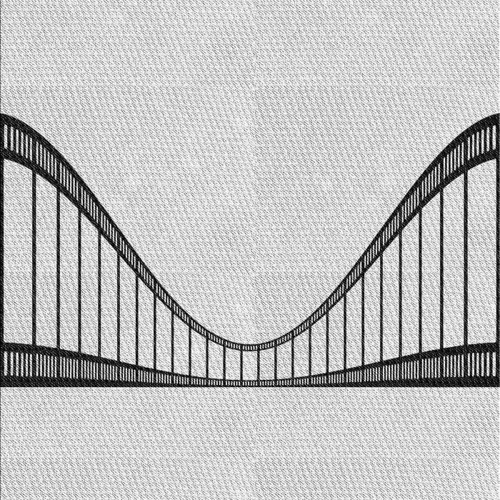 Patterned Platinum Gray Rug, pat3658gry