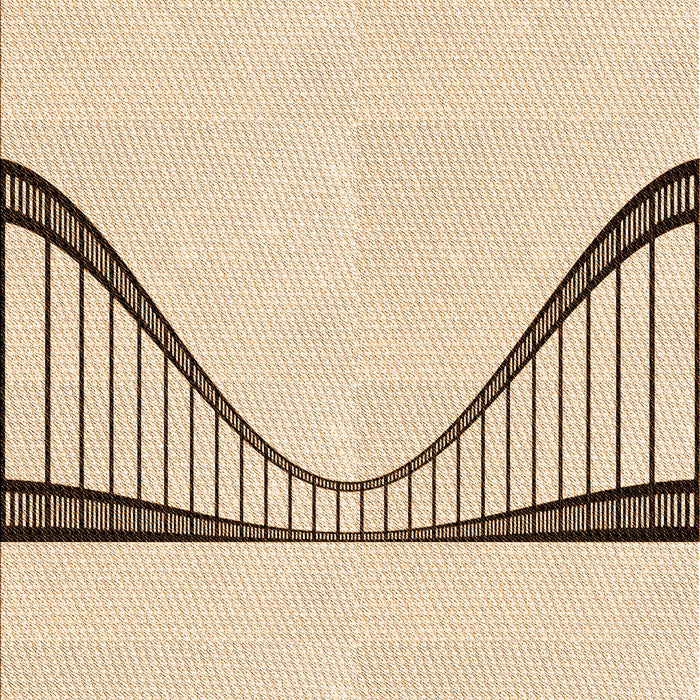 Patterned Peru Brown Rug, pat3658org