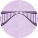 Square Patterned Orchid Purple Rug, pat3658pur