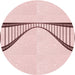 Square Patterned Pink Rug, pat3658rd