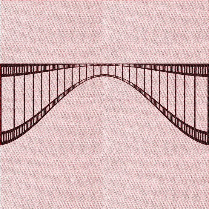 Round Machine Washable Transitional Pink Rug, wshpat3658rd