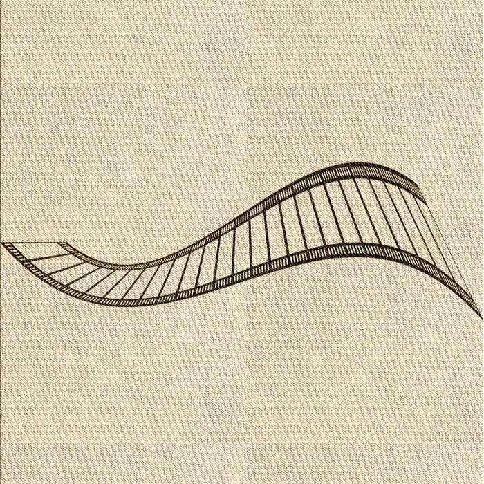 Patterned Moccasin Beige Rug, pat3659brn