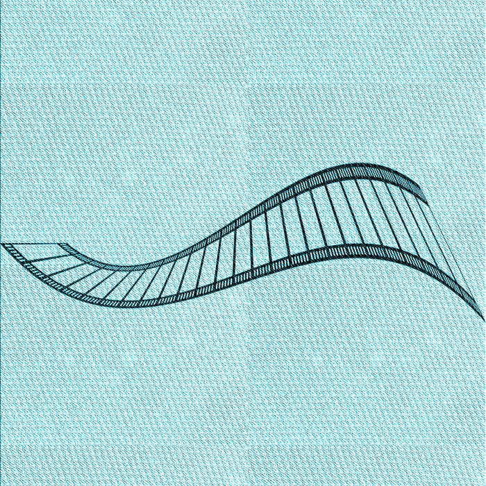 Patterned Diamond Blue Rug, pat3659lblu