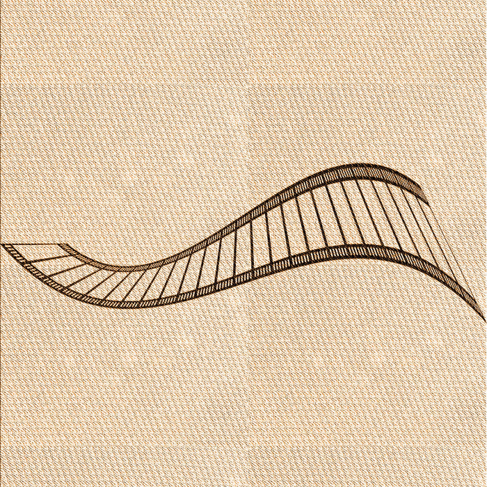 Patterned Moccasin Beige Rug, pat3659org