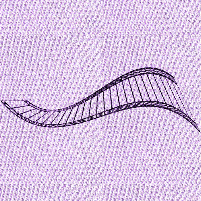 Patterned Bright Lilac Purple Rug, pat3659pur