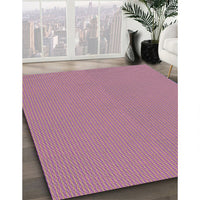 Patterned Daisy Pink Novelty Rug, pat365