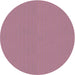 Sideview of Patterned Daisy Pink Novelty Rug, pat365