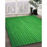 Patterned Green Rug, pat366grn