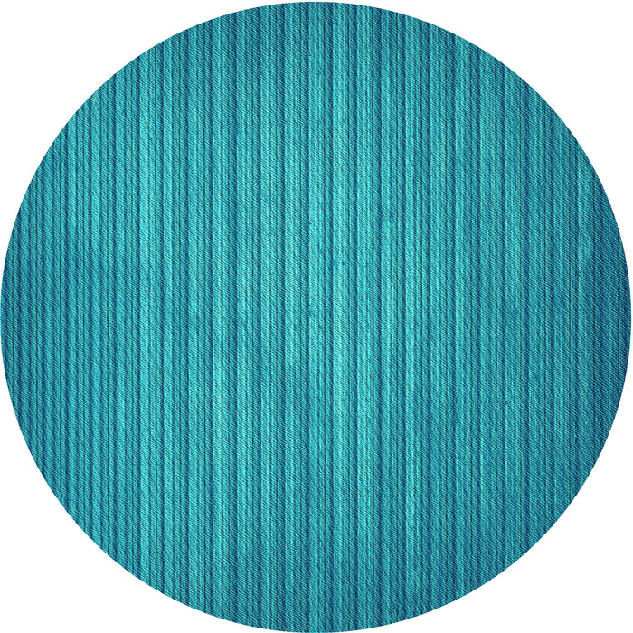Square Machine Washable Transitional Dark Cyan Green Rug in a Living Room, wshpat366lblu