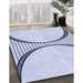 Machine Washable Transitional Lavender Blue Rug in a Family Room, wshpat3660blu