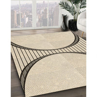 Patterned Moccasin Beige Rug, pat3660brn