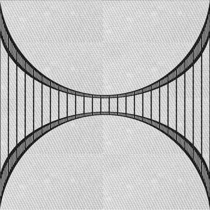 Round Machine Washable Transitional Platinum Gray Rug, wshpat3660gry